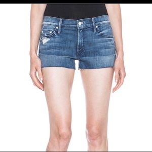 MOTHER Grafitti Girl Short Shorts S 24
